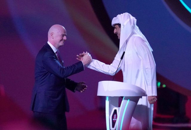 Fifa-Präsident Gianni Infantino (l.) und Katars Emir Tamim bin Hamad Al Thani waren in den letzten Jahren unzertrennlich.