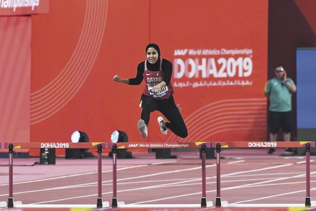 »Der Sport hat die Macht, Stereotype zu brechen«, sagt die katarische Hürdenläuferin Mariam Farid.