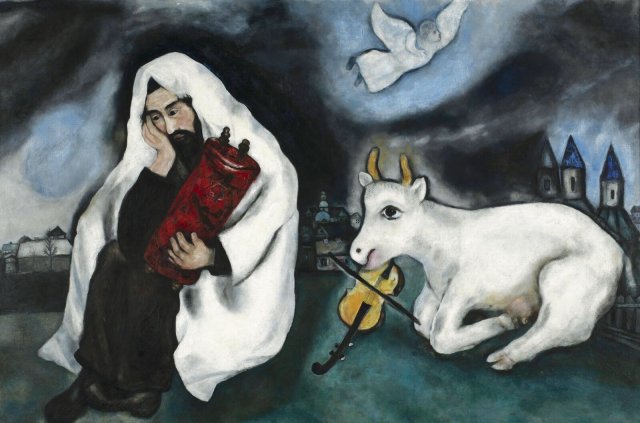 Anspielung auf Albrecht Dürers »Melencolia I« (1514): Chagalls »Einsamkeit«, 1933