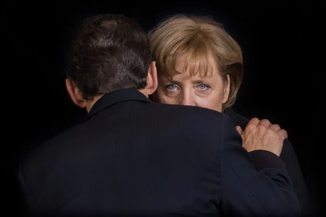 Merkel eiskalt.