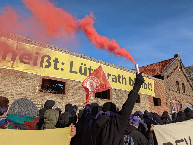 Proteste für den Erhalt von Lützerath vor wenigen Wochen.