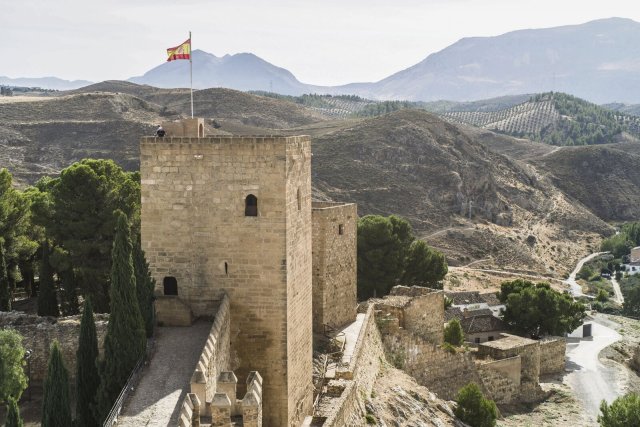 Alcazaba ist die größte noch erhaltene maurische Festung in Andalusien.