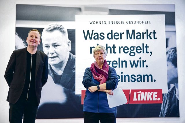 Klare Botschaften: Spitzenkandidat Klaus Lederer und Landeschefin Katina Schubert am Mittwoch im Karl-Liebknecht Haus