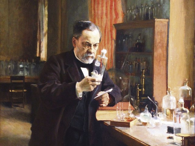 Der französische Chemiker und Mikrobiologe Louis Pasteur