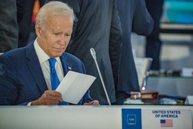US-Präsident Joe Biden am 30. Oktober 2021 in Rom