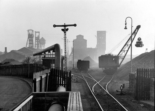 Damals ein gesamteuropäisches Schutzobjekt: Güterbahnhof im Ruhrgebiet 1952