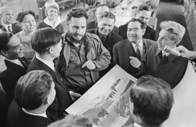 Beschäftigt die Gemüter in Washington auch noch posthum: Fidel Castro, hier 1963 in der Sowjetunion