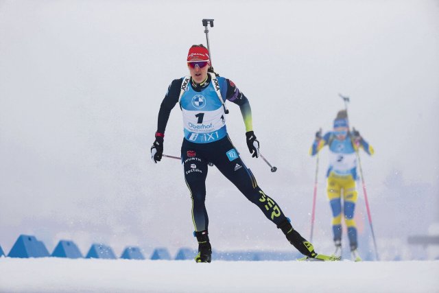 Denise Herrmann-Wick gewann in Oberhof bereits Gold und Silber. Nebenbei hilft sie der nächsten Generation beim Anschluss an die Weltspitze.