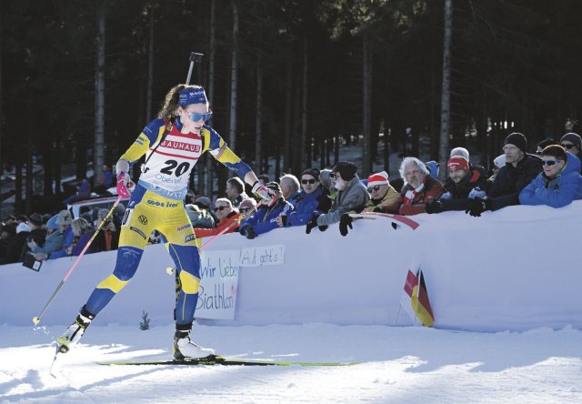 Die Schwedin Hanna Öberg gewann am Mittwoch über die kraftraubende Distanz von 15 Kilometern WM-Gold im Einzel.