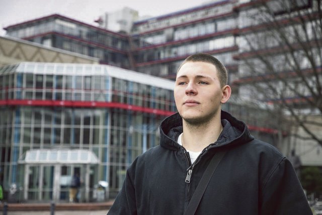Maksym Babak studiert nach seiner Flucht aus Charkiw Informatik an der TU Berlin.