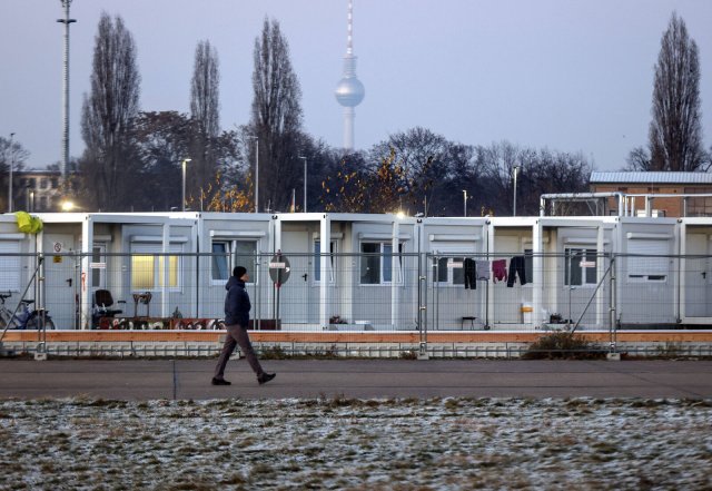 Flüchtlingsunterkunft auf dem Tempelhofer Feld in Berlin (Symbolbild).