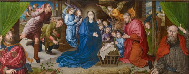 Hugo van der Goes, Geburt Christi, um 1480
