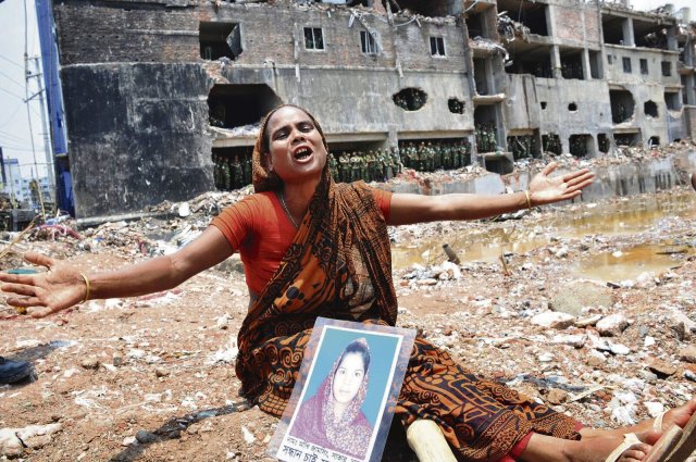 1127 Menschen starben bei dem Einsturz der Textilfabrik Rana Plaza.