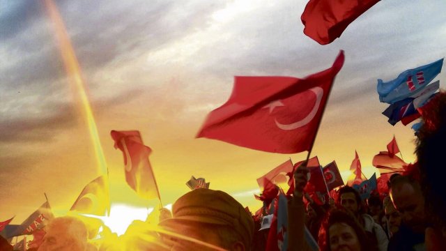 Wahlkampfveranstaltung in Istanbul