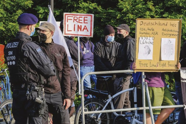 Die linke Szene solidarisiert sich mit Lina E und ihren Mitangeklagten. Nach dem Urteil ist eine Großdemonstration in Leipzig geplant