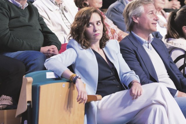 Im Wahlkampf: Madrids Regionalpräsidentin Isabel Díaz Ayuso sieht ihrer Wiederwahl am 28. Mai entgegen