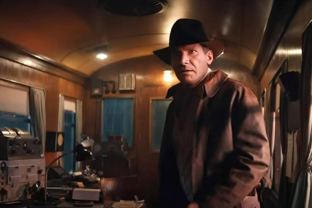 Sieht verdächtig jung aus: Harrison Ford (80) im neuen Indiana-Jones-Streifen