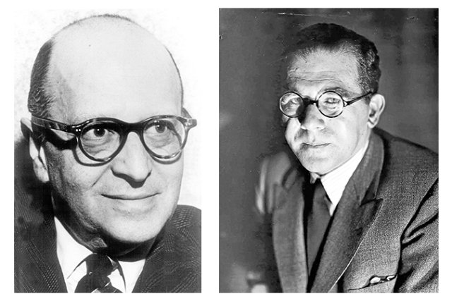 Eine lebenslange Freundschaft: Max Horkheimer (links) und Friedrich Pollock (rechts)