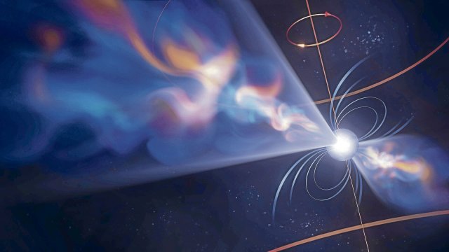 Die Signale von Pulsaren können wahrscheinlich von Gravitationswellen aus fernen Galaxien beeinflusst werden.