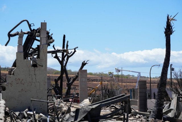 Folgen der zerstörerischen Brände in Lahaina auf Maui