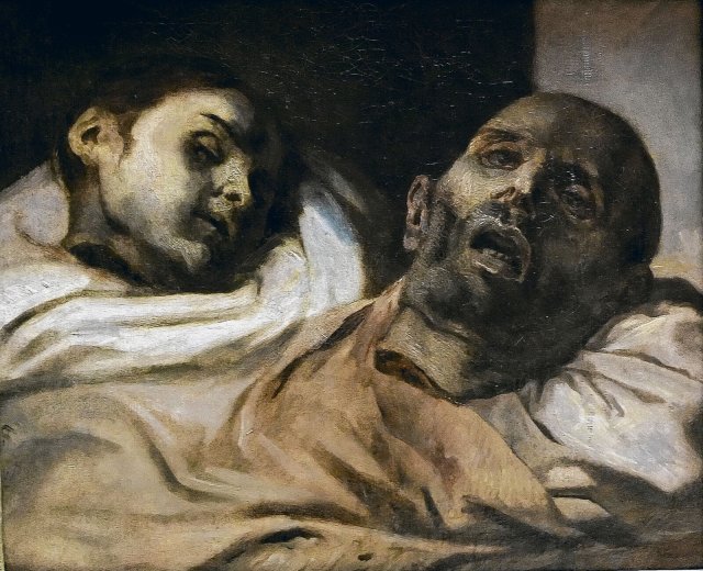 Für sein Werk »Häupter der Hingerichteten« (1818/19) beschaffte sich der Maler Théodore Géricault den schon verwesenden Kopf eines hingerichteten Diebes. Der Frauenkopf links daneben ist hingegen nach einem lebendigen Modell gemalt.