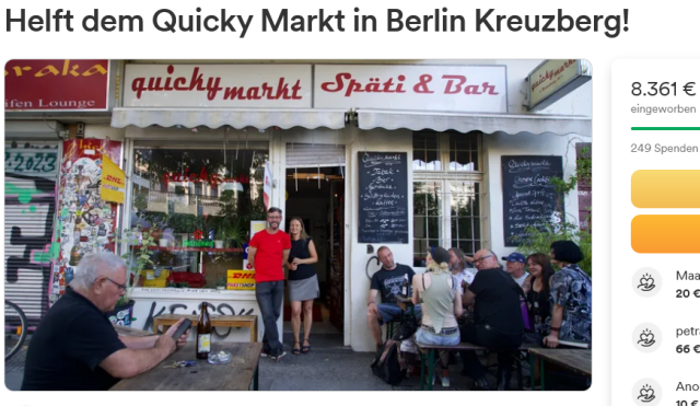 Mit dem Quicky-Markt verliert Berlin einen Ort zum Verweilen.