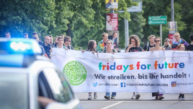 Fridays for Future vor einem Jahr in Dresden. Die Bewegung existiert seit nunmehr fünf Jahren.