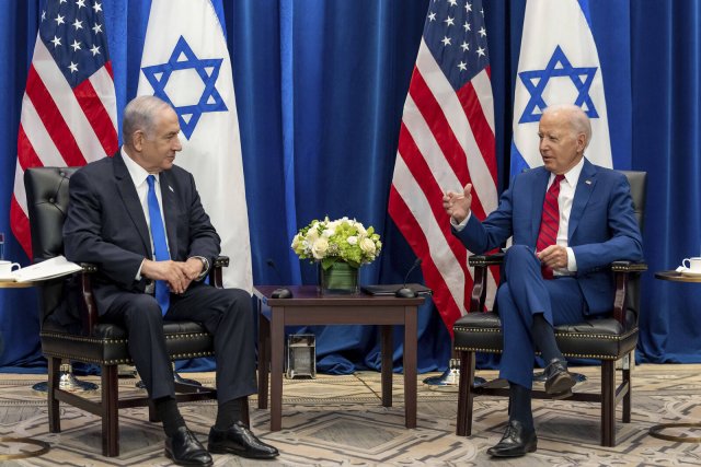 Joe Biden und Benjamin Netanjahu am 20. September 2023