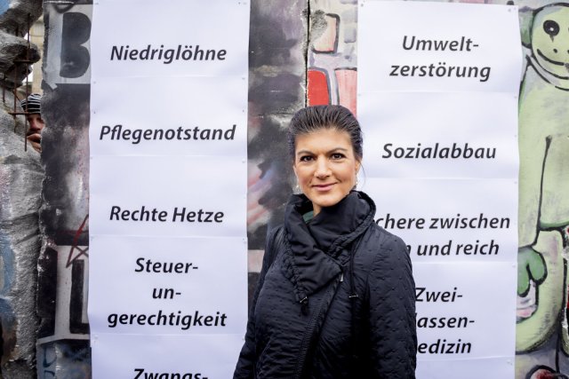 Gründungsstark war Sahra Wagenknecht schon mehrfach. Wofür sie steht, zeigt sich immer erst hinterher. Das Bild wurde zuletzt 2018 anlässlich ihres Rückzugs aus dem »Aufstehen«-Projekt verbreitet.