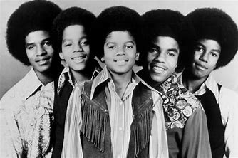 Die Jackson Five, Shooting-Stars der 70er; in der Mitte Michael Jackson