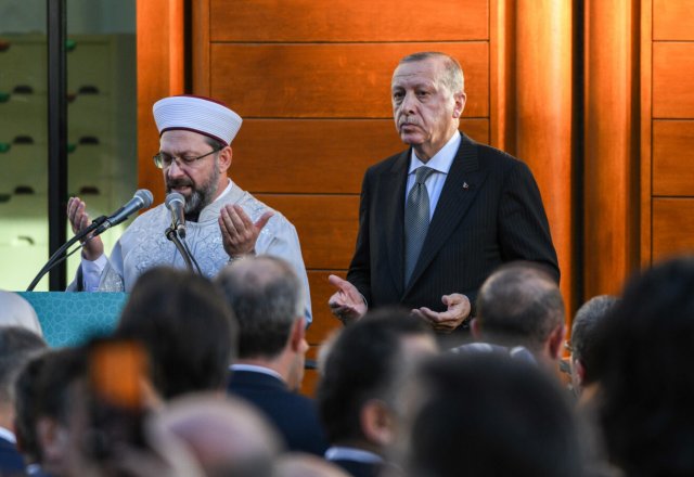 Vor fünf Jahren haben der türkische Präsident Erdoğan und der Diyanet-Chef Ali Erbas gemeinsam die Ditib-Zentralmoschee in Köln eröffnet.