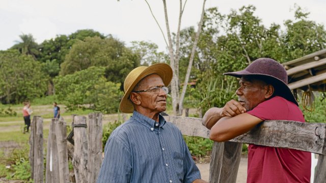 Der 83 Jahre alte ehemalige Gemeindesprecher von Cacimbinha Antōnio Baptista ist mit dem Landrechtskonflikt gut vertraut.
