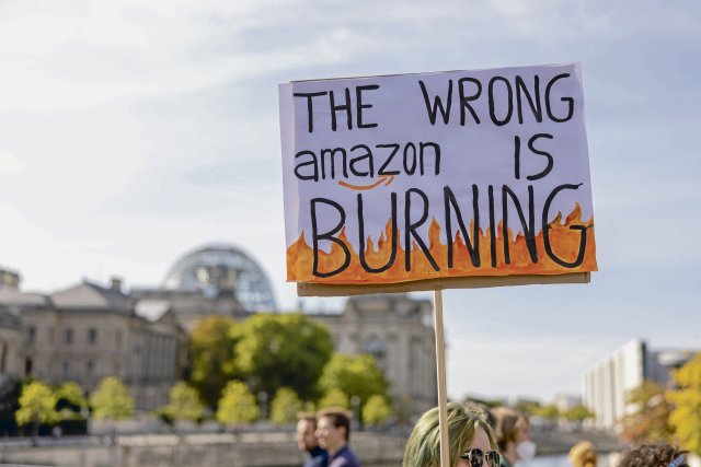 Proteste gegen Amazon gibt es schon lange, nun steht die Organisierung der Beschäftigten in Berlin-Brandenburg an.