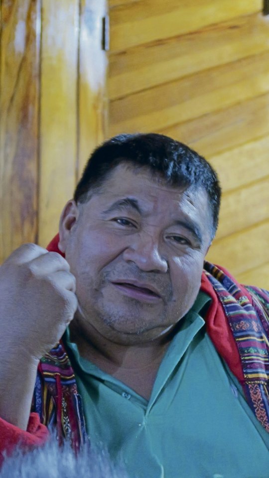 Bernardo Xaal Col, Umweltaktivist, Lehrer und indigener Gemeinde...