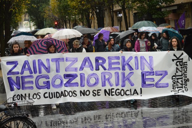 Baskenland: Feministischer Streik: Nicht nur bessere Arbeitsbedingungen
