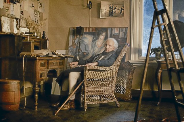 Im Atelier des Meisters: Der alte Edvard Munch wird von Anne Krigsvoll gespielt.