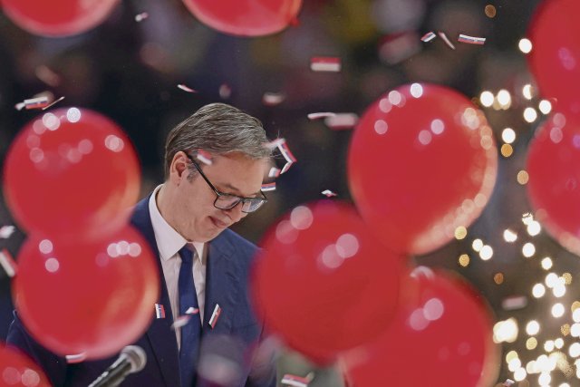 Immer im Wahlkampf, obwohl er nicht zur Wahl steht: Serbiens Präsident Aleksandar Vučić
