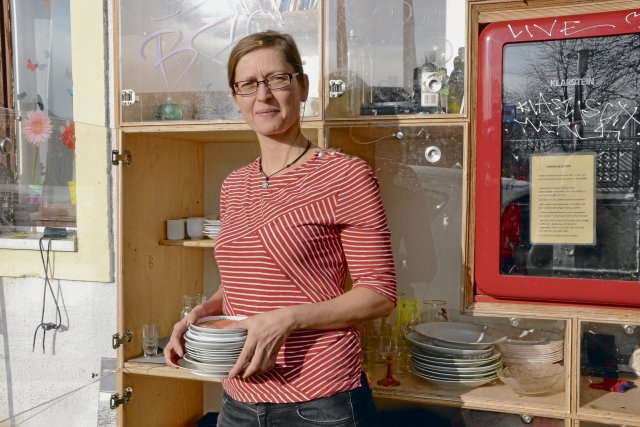 »Eigentlich müsste kein neues Geschirr mehr hergestellt werden«: Kristin Hofmann hat einen kostenlosen Verleih gegründet.