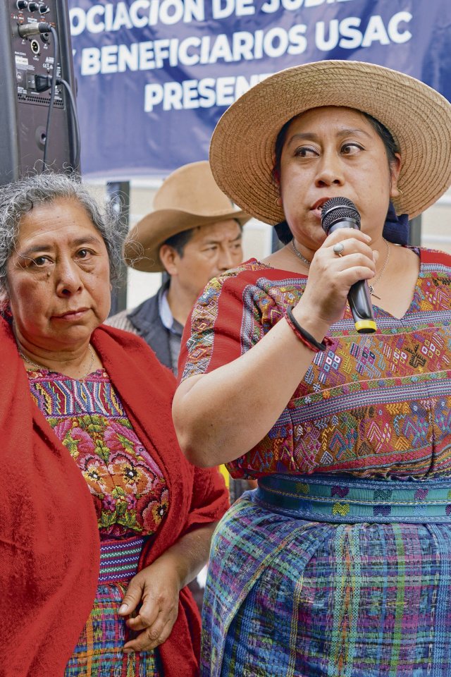 Die Näherinnen von Comalapa protestieren für eine bessere Zukunft.