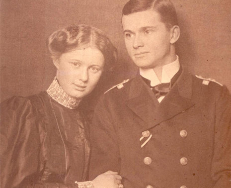 Hans Paasche mit seiner Braut Ellen