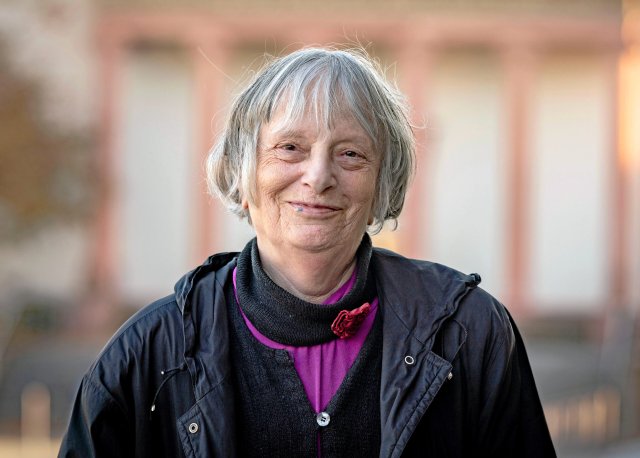 Elke Erb 2020 vor der Verleihung des Büchner-Preises in Darmstadt