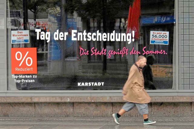 Die Krise der Warenhäuser ist nicht neu: Schon 2009 war Karstadt...