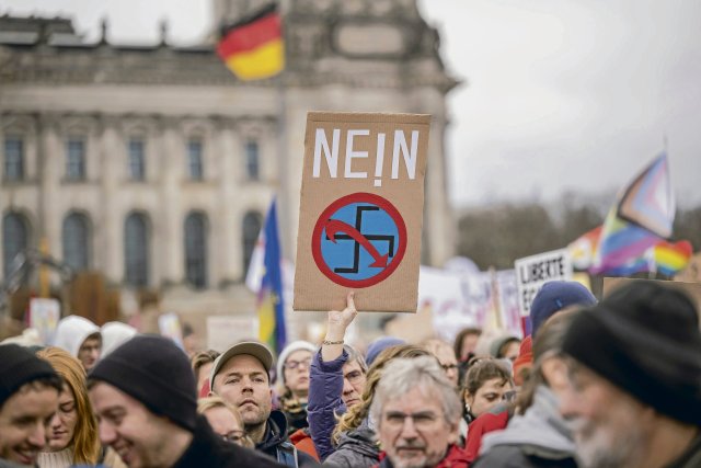 Demokratischer Antifaschismus, Teil II: Demonstration gegen die AfD und faschistische Deportationspläne, Berlin im Februar 2024