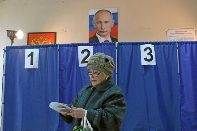 Wladimir Putin hat seine Wiederwahl mit Rekordwerten initiert, u...