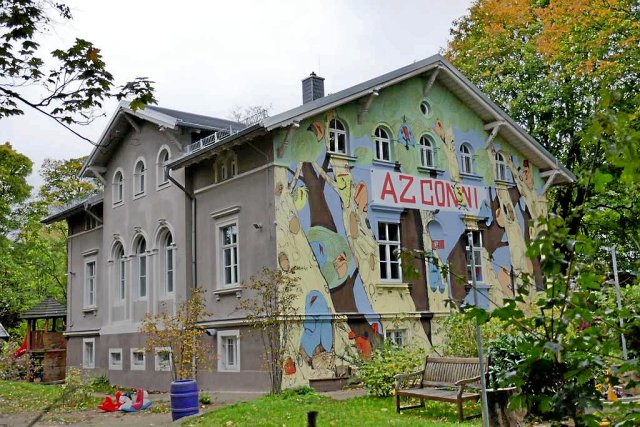 Ein Domizil für Kita-Kinder wie für Antifaschisten: Das Alternative Zentrum AZ Conni in Dresden