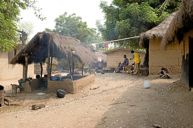 Gemächlich: Dorfalltag in Atsiekpoe