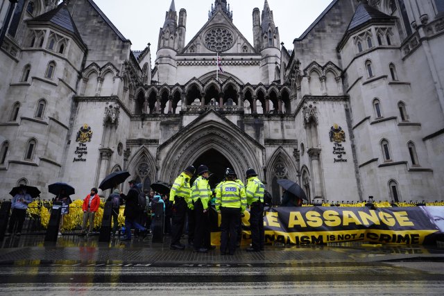 Der Royal Courts of Justice in London verhandelte zum Aufschub i...