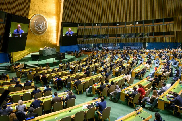 Die Palästinenser wollen Vollmitglied werden bei den Vereinten Nationen. In einem Schreiben an UN-Generalsekretär António Guterres bat der palästinensische UN-Gesandte Riyad Mansur darum, dass ein Antrag aus dem Jahr 2011 vom Sicherheitsrat geprüft wird. Die UN-Charta sieht vor, dass die Aufnahme eines Staates durch einen Beschluss der Generalversammlung mit Zweidrittelmehrheit erfolgt, jedoch nur nach Empfehlung des Sicherheitsrates.