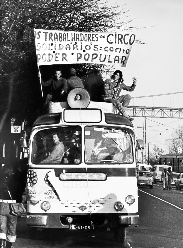 »Solidarisch mit der Volksmacht« – Zirkusarbeiter in Lissabon