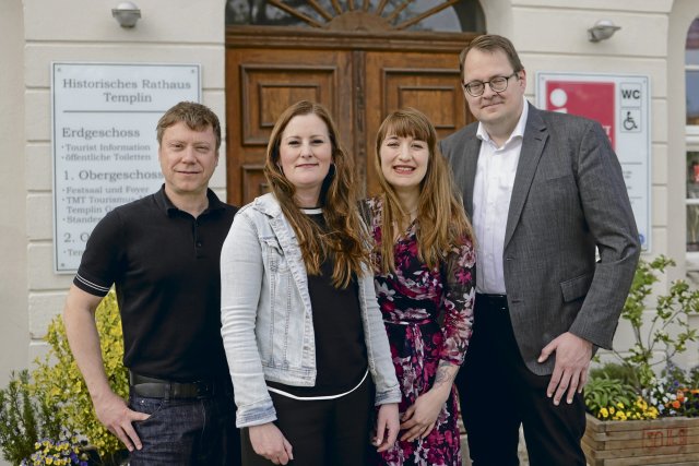 Martin Schirdewan, Janine Wissler, Heidi Reichinnek und Sören Pe...
